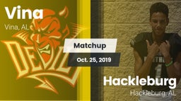 Matchup: Vina  vs. Hackleburg  2019