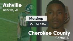 Matchup: Ashville  vs. Cherokee County  2016