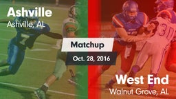 Matchup: Ashville  vs. West End  2016