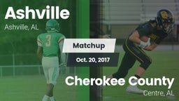 Matchup: Ashville  vs. Cherokee County  2017