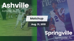 Matchup: Ashville  vs. Springville  2018