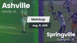 Matchup: Ashville  vs. Springville  2017