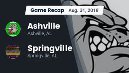 Recap: Ashville  vs. Springville  2018