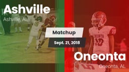 Matchup: Ashville  vs. Oneonta  2018