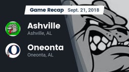 Recap: Ashville  vs. Oneonta  2018