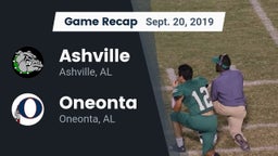 Recap: Ashville  vs. Oneonta  2019