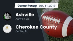 Recap: Ashville  vs. Cherokee County  2019