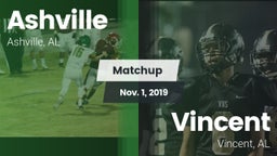 Matchup: Ashville  vs. Vincent  2019
