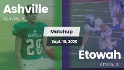Matchup: Ashville  vs. Etowah  2020