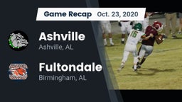 Recap: Ashville  vs. Fultondale  2020
