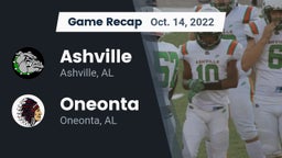 Recap: Ashville  vs. Oneonta  2022