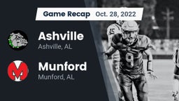 Recap: Ashville  vs. Munford  2022
