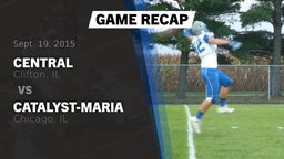 Recap: Central  vs. Catalyst-Maria  2015