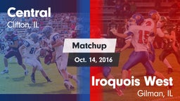 Matchup: Central  vs. Iroquois West  2016