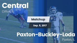 Matchup: Central  vs. Paxton-Buckley-Loda  2017