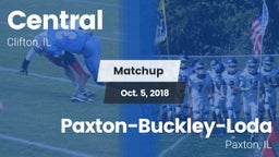 Matchup: Central  vs. Paxton-Buckley-Loda  2018