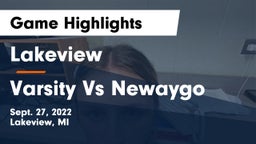 Lakeview  vs Varsity Vs Newaygo Game Highlights - Sept. 27, 2022