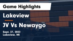 Lakeview  vs JV Vs Newaygo Game Highlights - Sept. 27, 2022