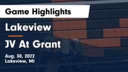 Lakeview  vs JV At Grant Game Highlights - Aug. 30, 2022