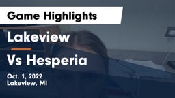 Lakeview  vs Vs Hesperia Game Highlights - Oct. 1, 2022