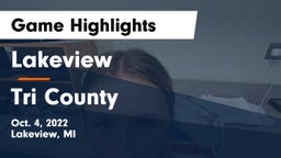 Lakeview  vs Tri County Game Highlights - Oct. 4, 2022