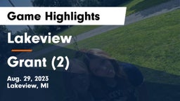 Lakeview  vs Grant (2) Game Highlights - Aug. 29, 2023