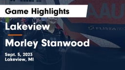 Lakeview  vs Morley Stanwood  Game Highlights - Sept. 5, 2023