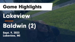Lakeview  vs Baldwin (2) Game Highlights - Sept. 9, 2023