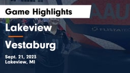 Lakeview  vs Vestaburg Game Highlights - Sept. 21, 2023