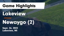 Lakeview  vs Newaygo (2) Game Highlights - Sept. 26, 2023