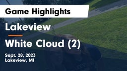 Lakeview  vs White Cloud (2) Game Highlights - Sept. 28, 2023
