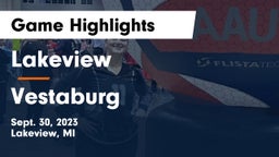 Lakeview  vs Vestaburg Game Highlights - Sept. 30, 2023