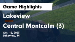 Lakeview  vs Central Montcalm (3) Game Highlights - Oct. 10, 2023