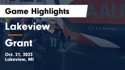Lakeview  vs Grant Game Highlights - Oct. 21, 2023