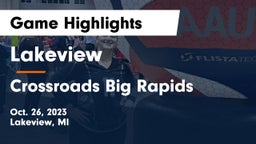 Lakeview  vs Crossroads Big Rapids Game Highlights - Oct. 26, 2023