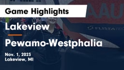 Lakeview  vs Pewamo-Westphalia  Game Highlights - Nov. 1, 2023