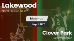Matchup: Lakewood  vs. Clover Park  2017