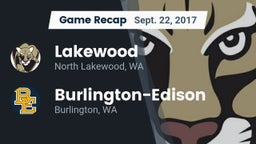Recap: Lakewood  vs. Burlington-Edison  2017