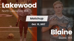 Matchup: Lakewood  vs. Blaine  2017