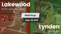 Matchup: Lakewood  vs. Lynden  2018