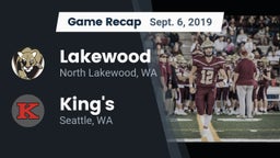 Recap: Lakewood  vs. King's  2019