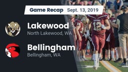Recap: Lakewood  vs. Bellingham  2019