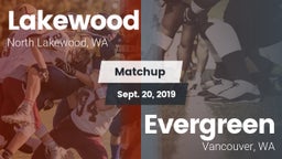 Matchup: Lakewood  vs. Evergreen 2019