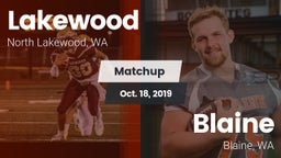 Matchup: Lakewood  vs. Blaine  2019