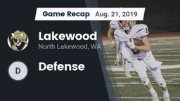 Recap: Lakewood  vs. Defense 2019