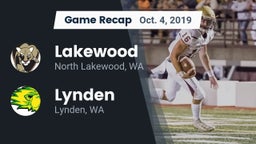 Recap: Lakewood  vs. Lynden  2019