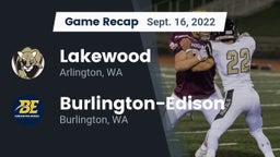 Recap: Lakewood  vs. Burlington-Edison  2022