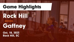 Rock Hill  vs Gaffney  Game Highlights - Oct. 18, 2023