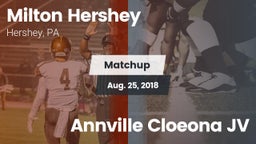 Matchup: Milton Hershey High vs. Annville Cloeona JV 2018