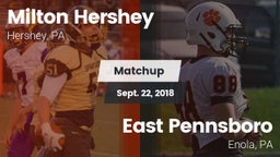 Matchup: Milton Hershey High vs. East Pennsboro  2018